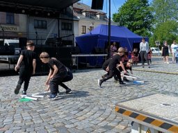 Vystoupení dětí na slavnostech města