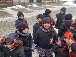 Vystoupení na vánočním jarmarku