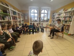 Předškoláci v knihovně