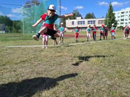 Sportovní hry na hřišti ZŠ