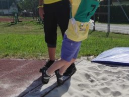 Sportovní hry na hřišti ZŠ