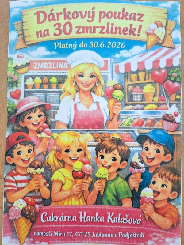 poukaz zmrzlina w